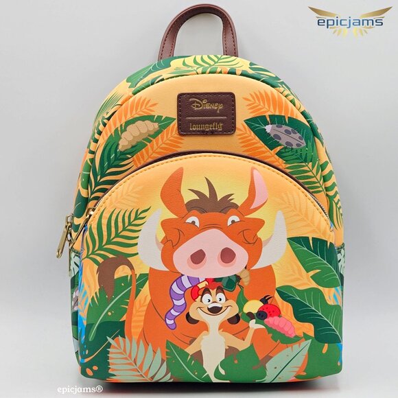 Loungefly Disney The Lion King Timon & Pumbaa Mini Backpack main image 4